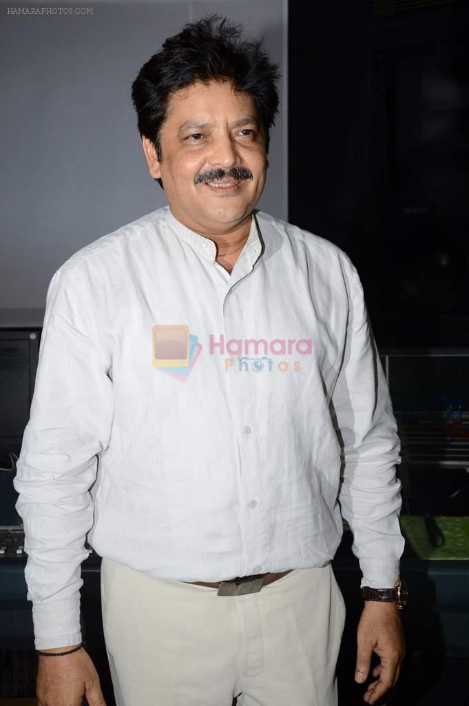 Udit narayan at the Recording song of movie My Name is Suman negi in Empire Studio on 19th Aug 2013