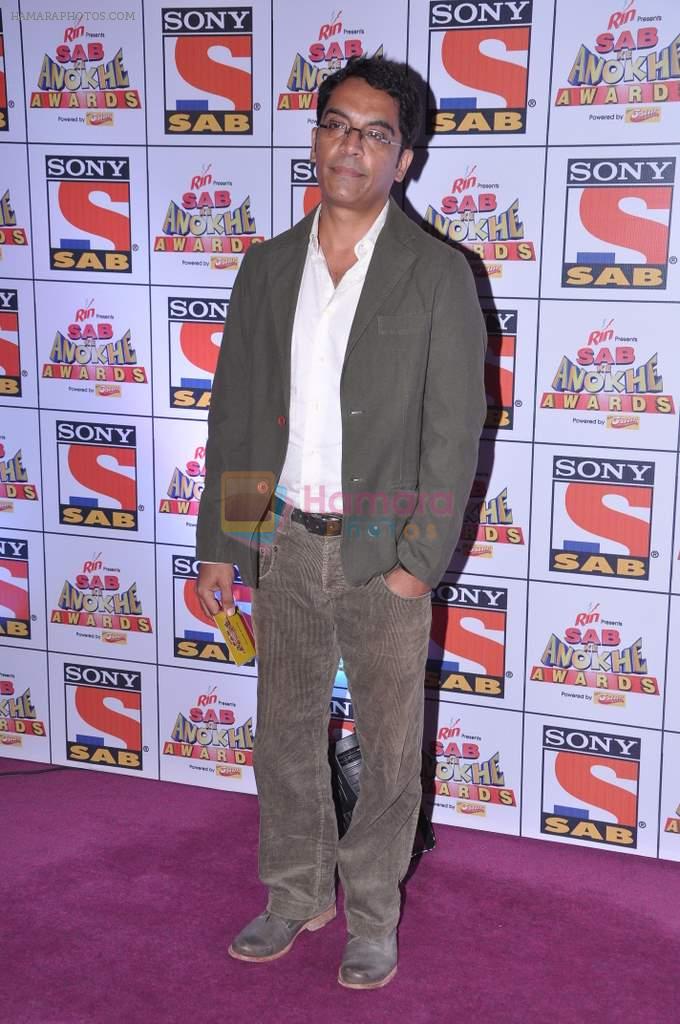 Vrajesh Hirjee at Sab Ke Anokhe Awards red carpet in NCPA, Mumbai on 19th Aug 2013