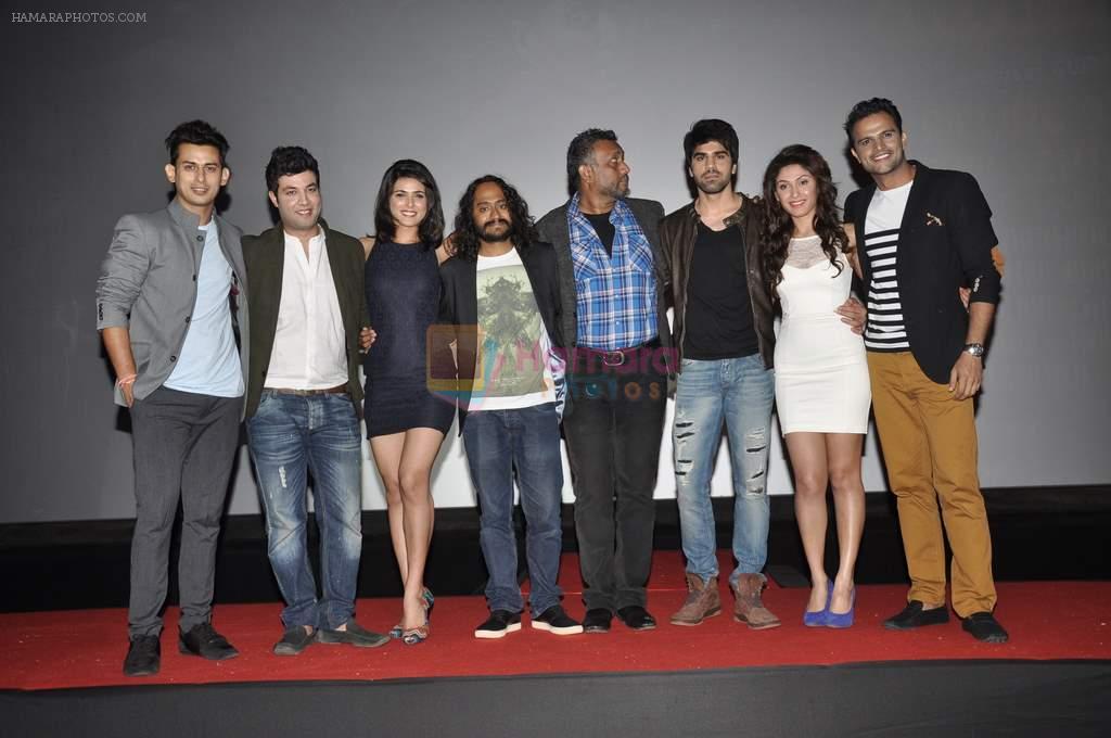 Santosh Barmola, Varun Sharma,Anubhav Sinha, Manjari Phadnis, Jitin Gulati, Sumit Suri, Madhurima Tuli at Anubhav Sinha's 3D film Warning in Mumbai on 21st Aug 20