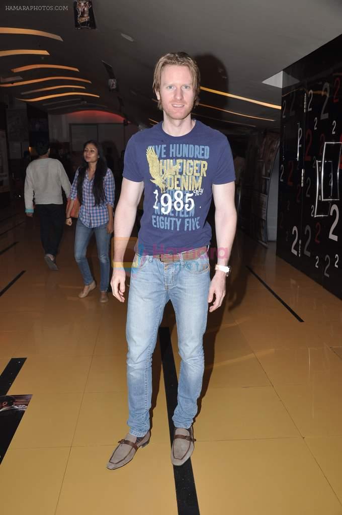 Alexx O Neil at Jobs premiere in Cinemax, Mumbai on 21st Aug 2013