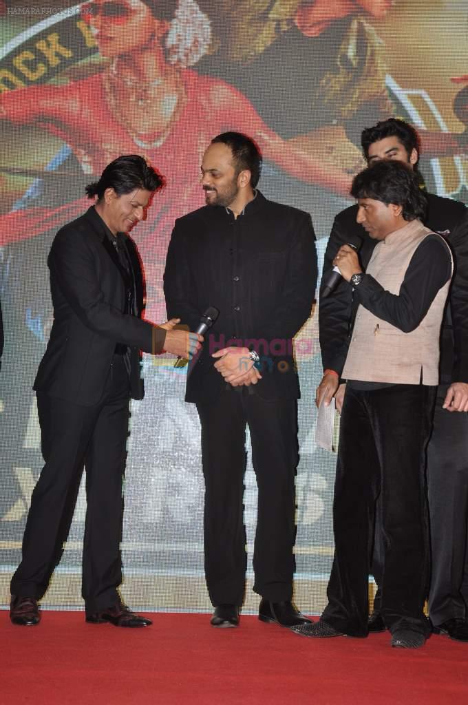 Shahrukh Khan, Rohit Shetty,Raju Srivastava at Chennai Express success bash in Mumbai on 22nd Aug 2013