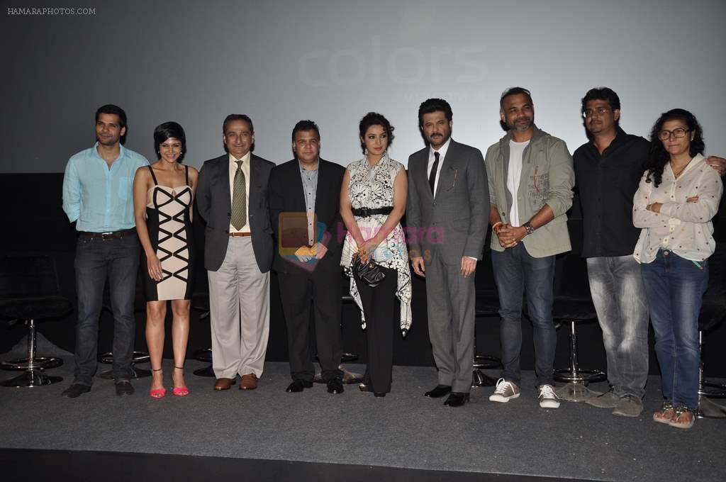 Anil Kapoor, Mandira Bedi, Tisca Chopra, Neil Bhoopalam, Abhinay Deo at 24 Series Launch in Cinemax, Mumbai on 22nd Aug 2013