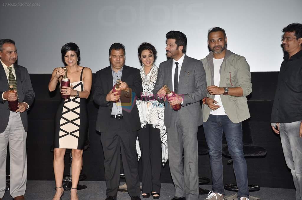 Anil Kapoor, Mandira Bedi, Tisca Chopra, Abhinay Deo at 24 Series Launch in Cinemax, Mumbai on 22nd Aug 2013