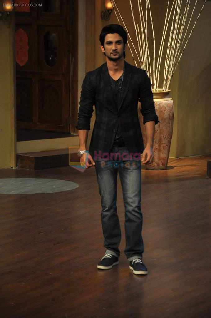 Sushant Singh Rajput at the promotion of Shuddh Desi Romance on the sets of Kapil in Mumbai on 23rd Aug 2013