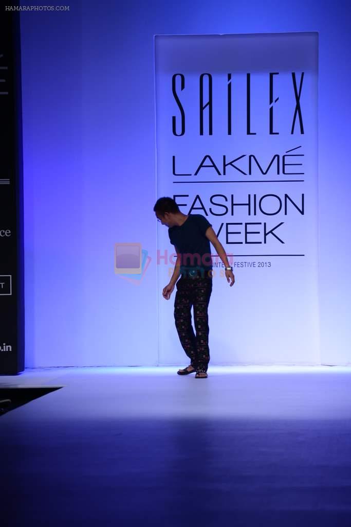 Model walk the ramp for Sailex show at LFW 2013 Day 2 in Grand Haytt, Mumbai on 24th Aug 2013