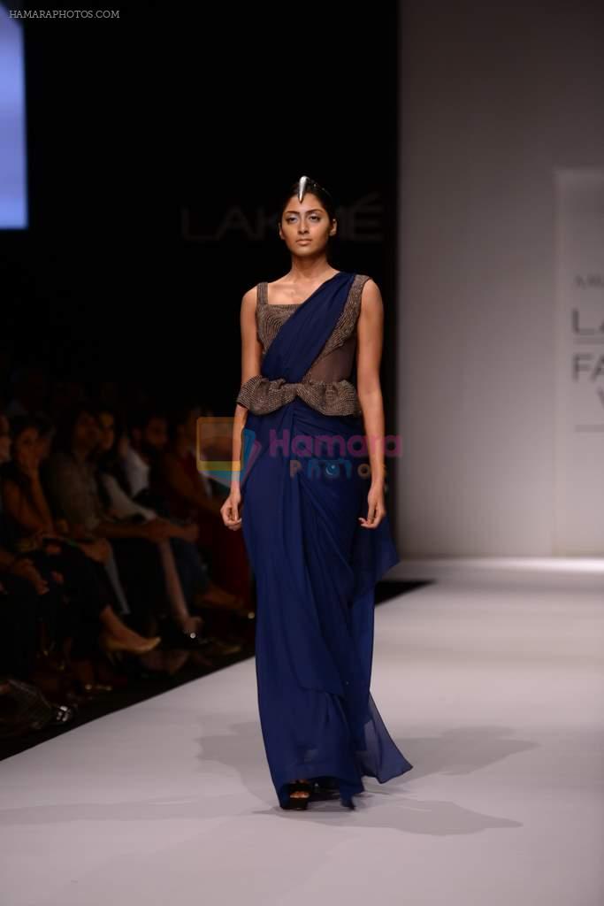 Model walk the ramp for Amit Aggarwal show at LFW 2013 Day 3 in Grand Haytt, Mumbai on 25th Aug 2013