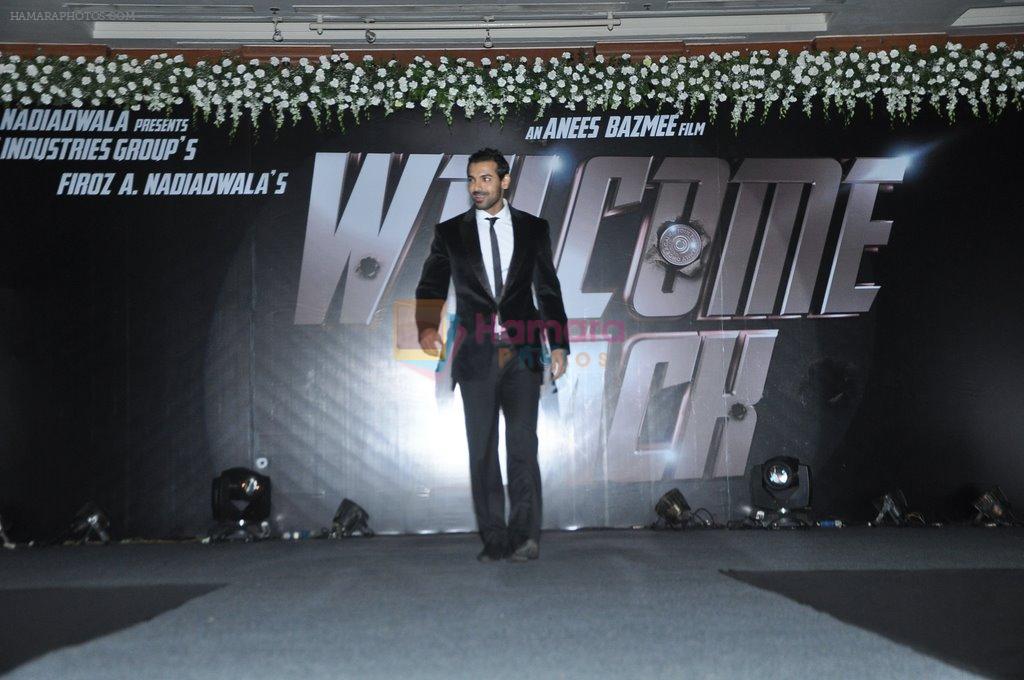 John Abraham at Welcome Back trailer launch in Mumbai on 26th Aug 2013