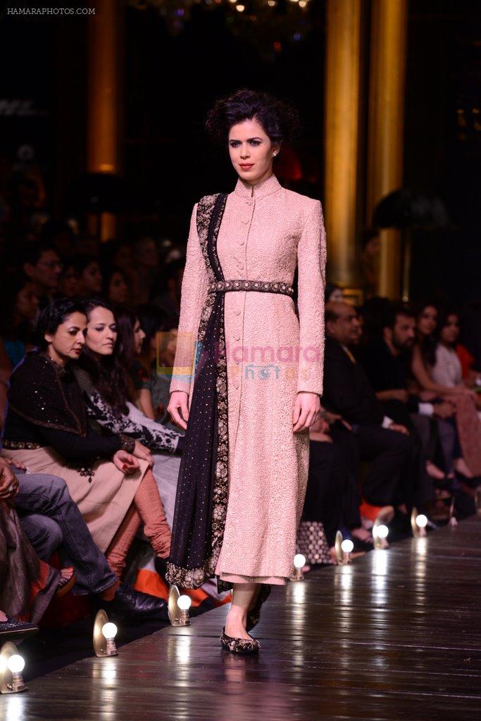 Model walk the ramp for Sabyasachi show at LFW 2013 Day 5 in Grand ...