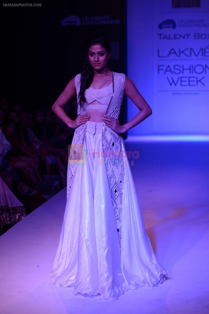 Model walk the ramp for Talent Box Ritika Mirchandani show at LFW 2013 Day 5 in Grand Haytt, Mumbai on 27th Aug 2013