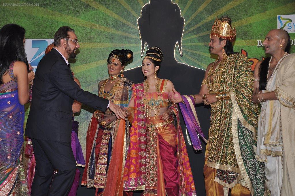 Kabir Bedi at Zee launches Buddha serial in J W Marriott in Mumbai on 2nd Sept 2013