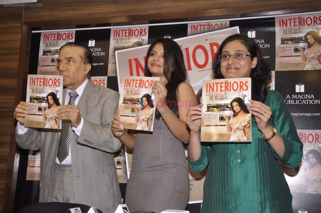 Neetu Chandra promotes Society Interiors issue in Prabhadevi, mumbai on 3rd Sept 2013