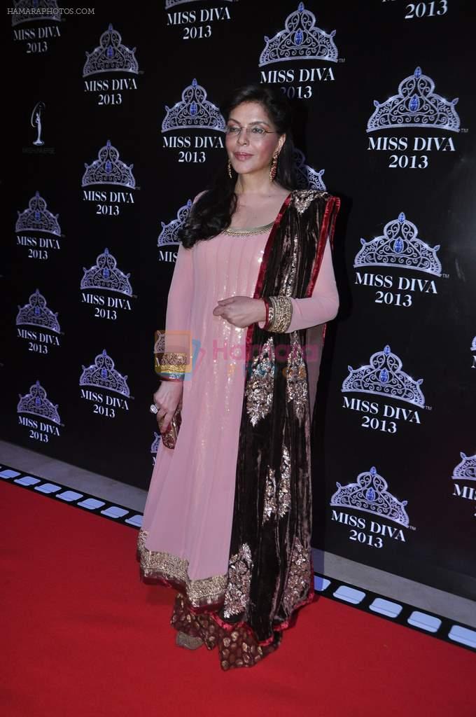 Zeenat Aman judge Miss Diva in Westin Hotel, Mumbai on 5th Sept 2013