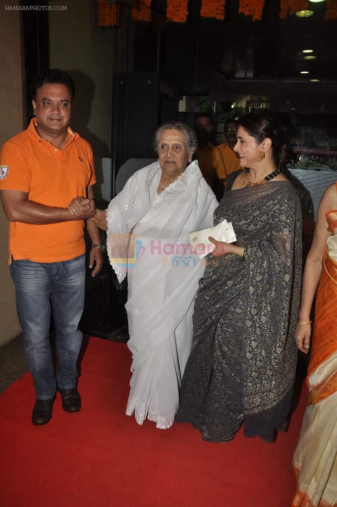 Sulochana at Sachin Pilgaonkar's 50 years in cinema celebrations in Bhaidas Hall, Mumbai on 5th Sept 2013