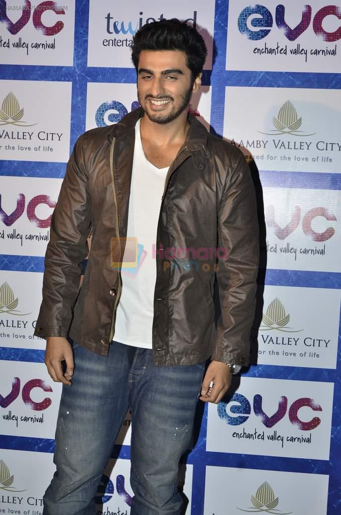 Arjun Kapoor launch Amby Valley's EVC music fest in Mumbai on 6th Sept 2013