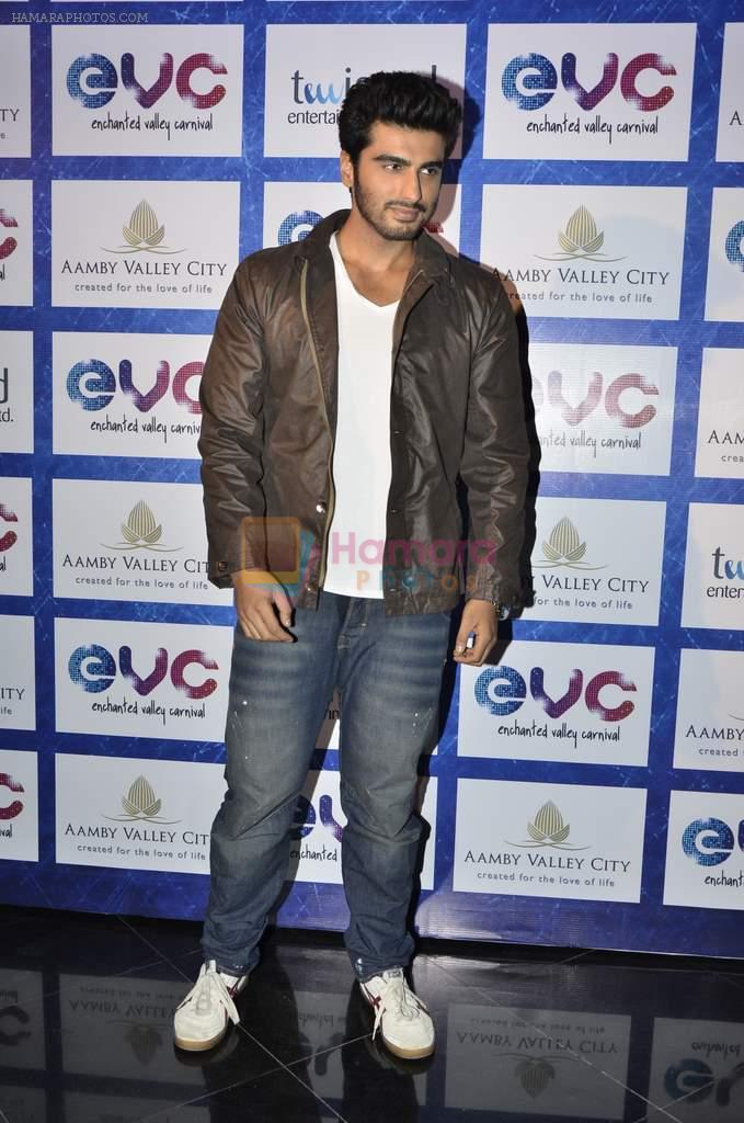 Arjun Kapoor launch Amby Valley's EVC music fest in Mumbai on 6th Sept 2013