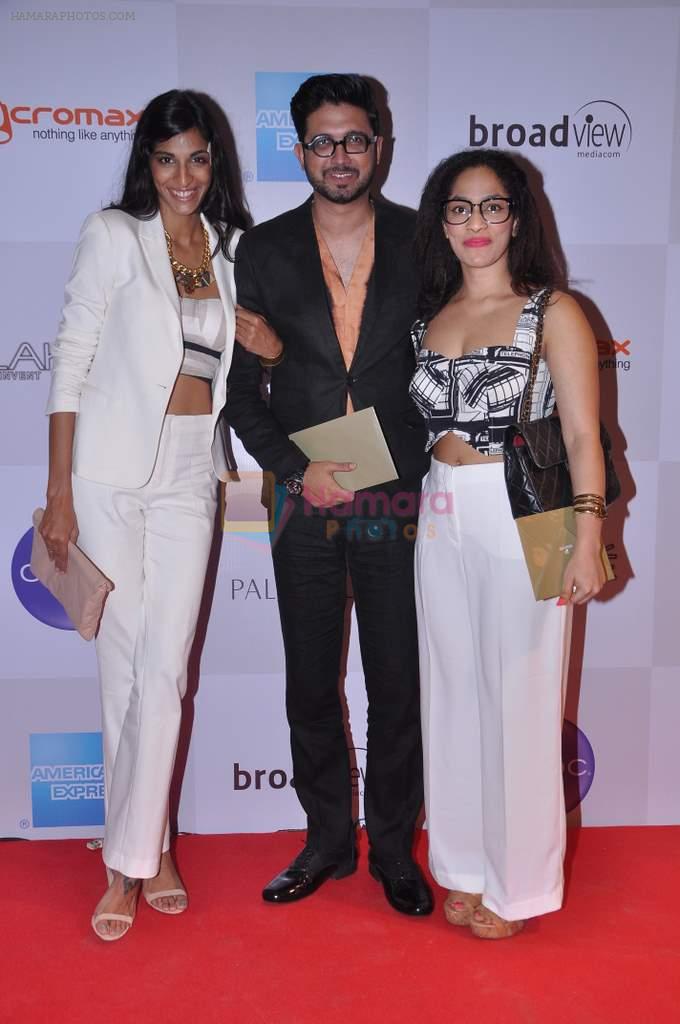Anushka Manchanda, Narresh Kukreja & Masaba Gupta at Fashion's Night Out 2013, at Palladium, Mumbai