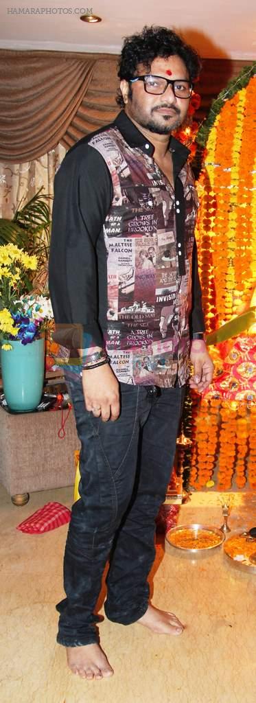 Babul Supriyo at Bappi Lahiri's Ganpati celebrations in Mumbai on 9th Sept 2013