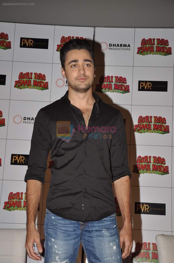 Imran Khan at the First look launch of Gori Tere Pyaar Mein in Mumbai on 10th Sept 2013