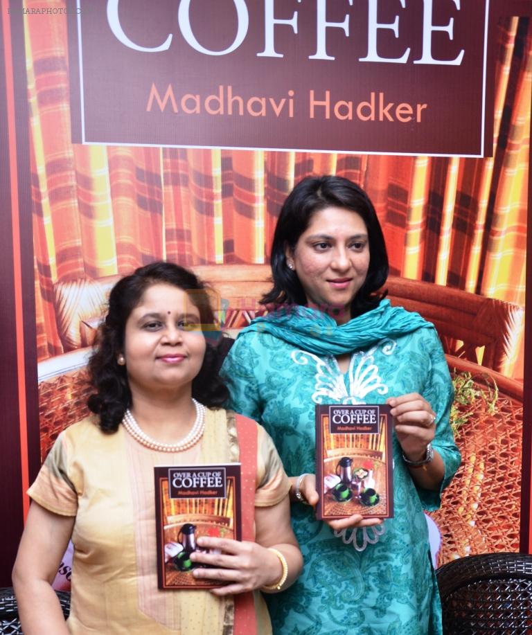 Priya Dutt launches book Over a Cup of Coffee by Madhavi Hadkar on 12th Sept 2013