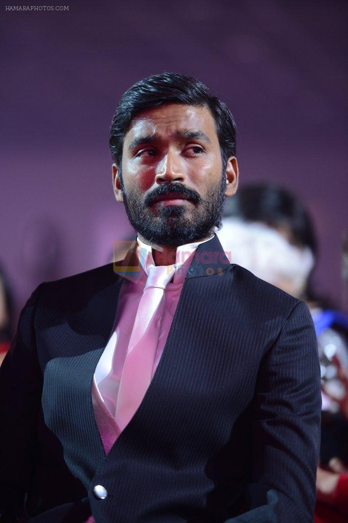 Dhanush at South Indian International Movie Awards 2013 Red Carpet Day 2 on 12th Sept 2013