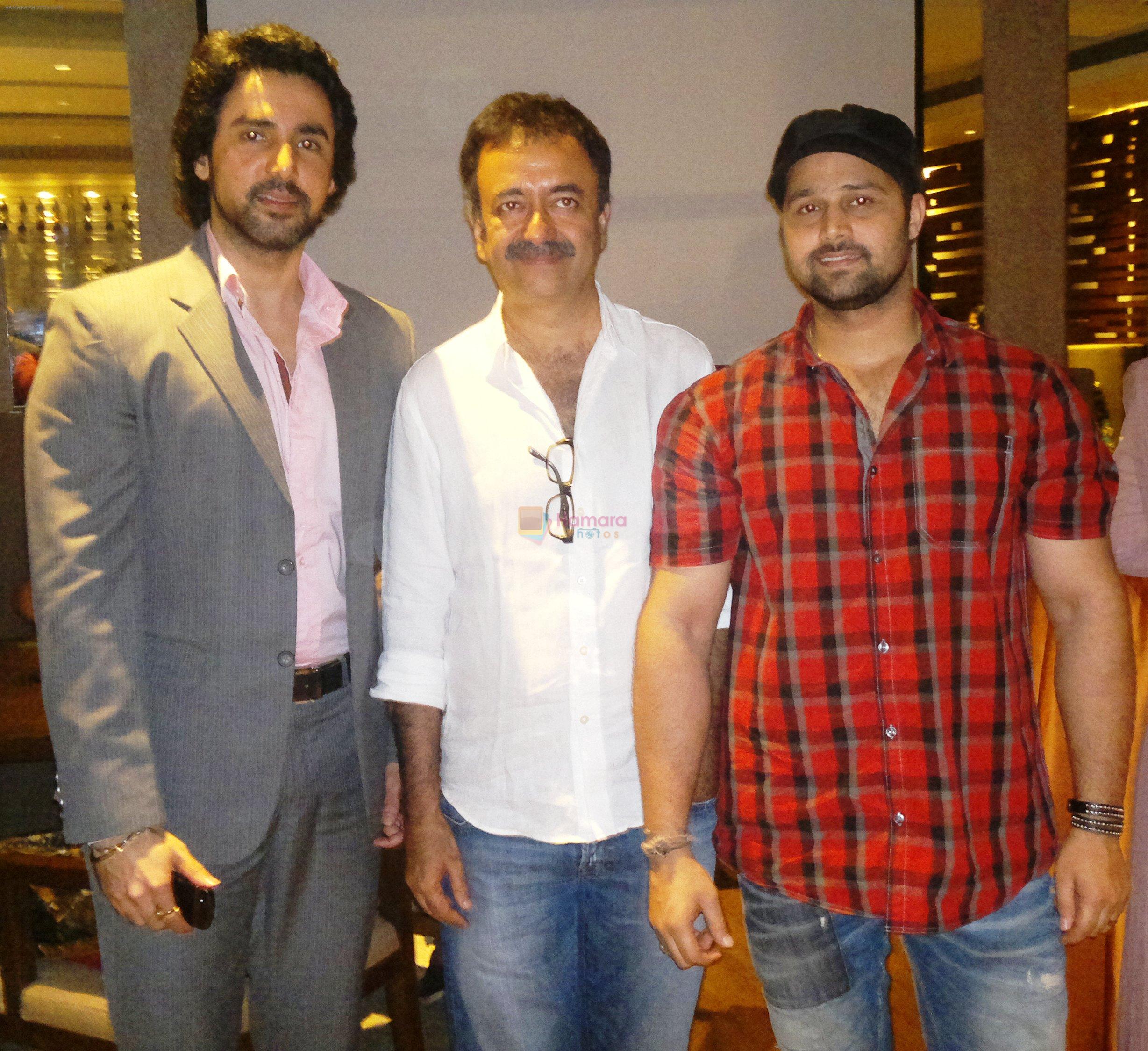 rajvir dutt, rajkumar hirani and sufi singer mudasir ali  at rahul thackeray-Aditi Redkar engagement