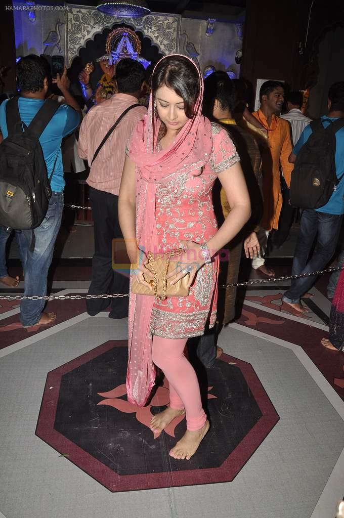 Preeti Jhangiani at Andheri ka Raja in Mumbai on 16th Sept 2013