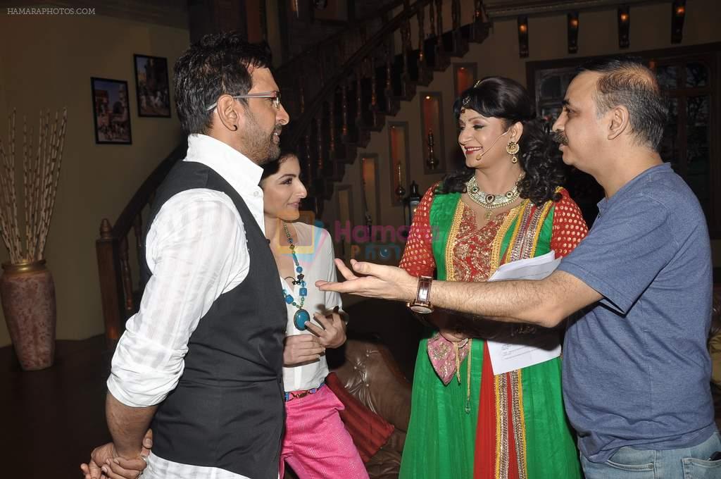Soha Ali Khan, Javed Jaffrey at Chhod Na Yaar film promotions on the sets of Kapil in Filmcity, Mumbai on 18th Sept  2013