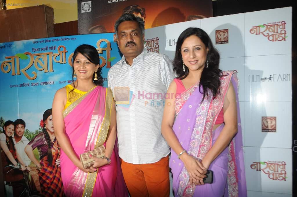 Kishori Shahane at Marathi film Narbachi Wadi premiere in Mumbai on 20th Sept 2013