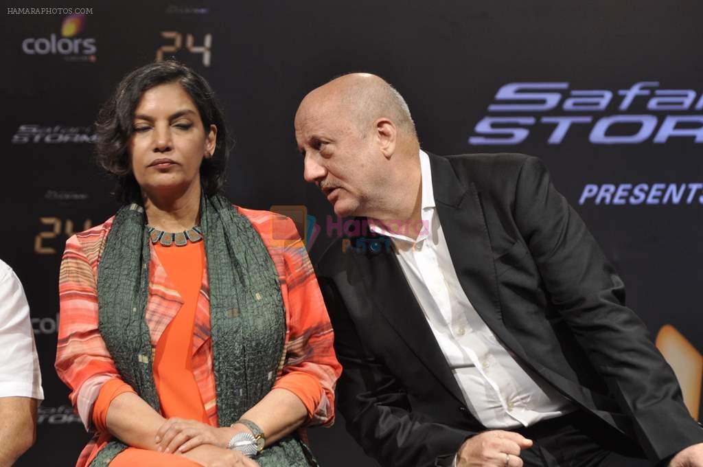 Shabana Azmi, Anupam Kher at 24 serial launch in Lalit Hotel, Mumbai on 19th Sept 2013