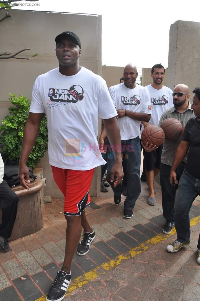Sacramento Kings cheerleaders at NBA JAM in Taj Lands End, Mumbai on 25th Sept 2013
