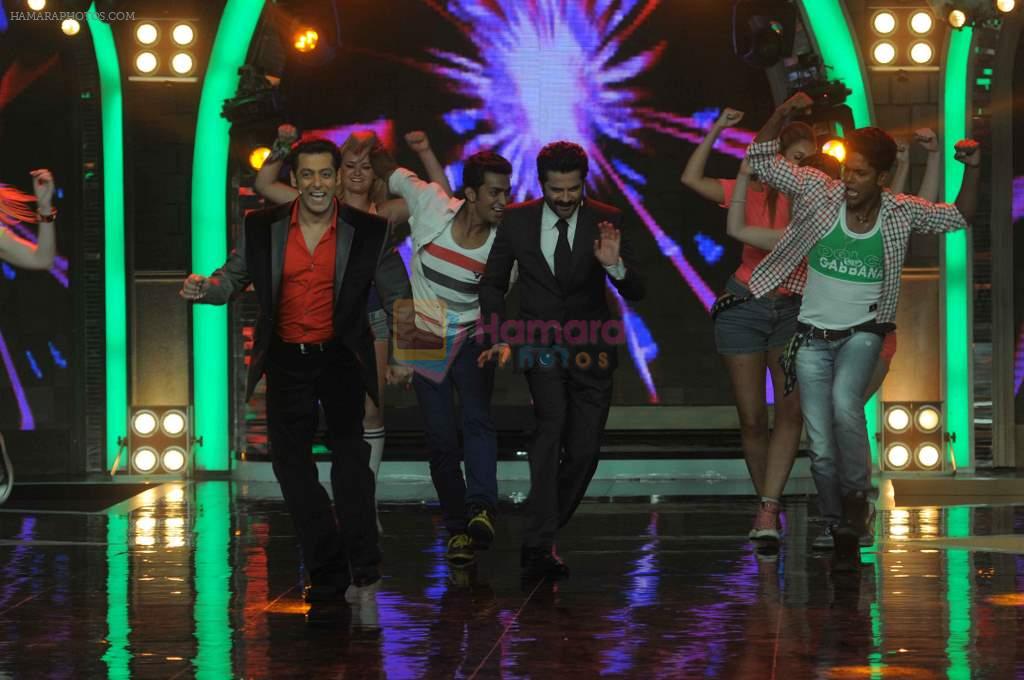 Anil Kapoor on the sets of Bigg boss 7 in Mumbai on 28th Sept 2013