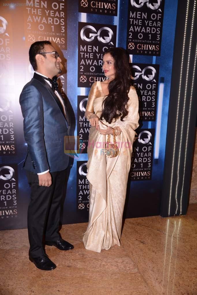 Rekha at GQ Men of the Year Awards 2013 in Mumbai on 29th Sept 2013