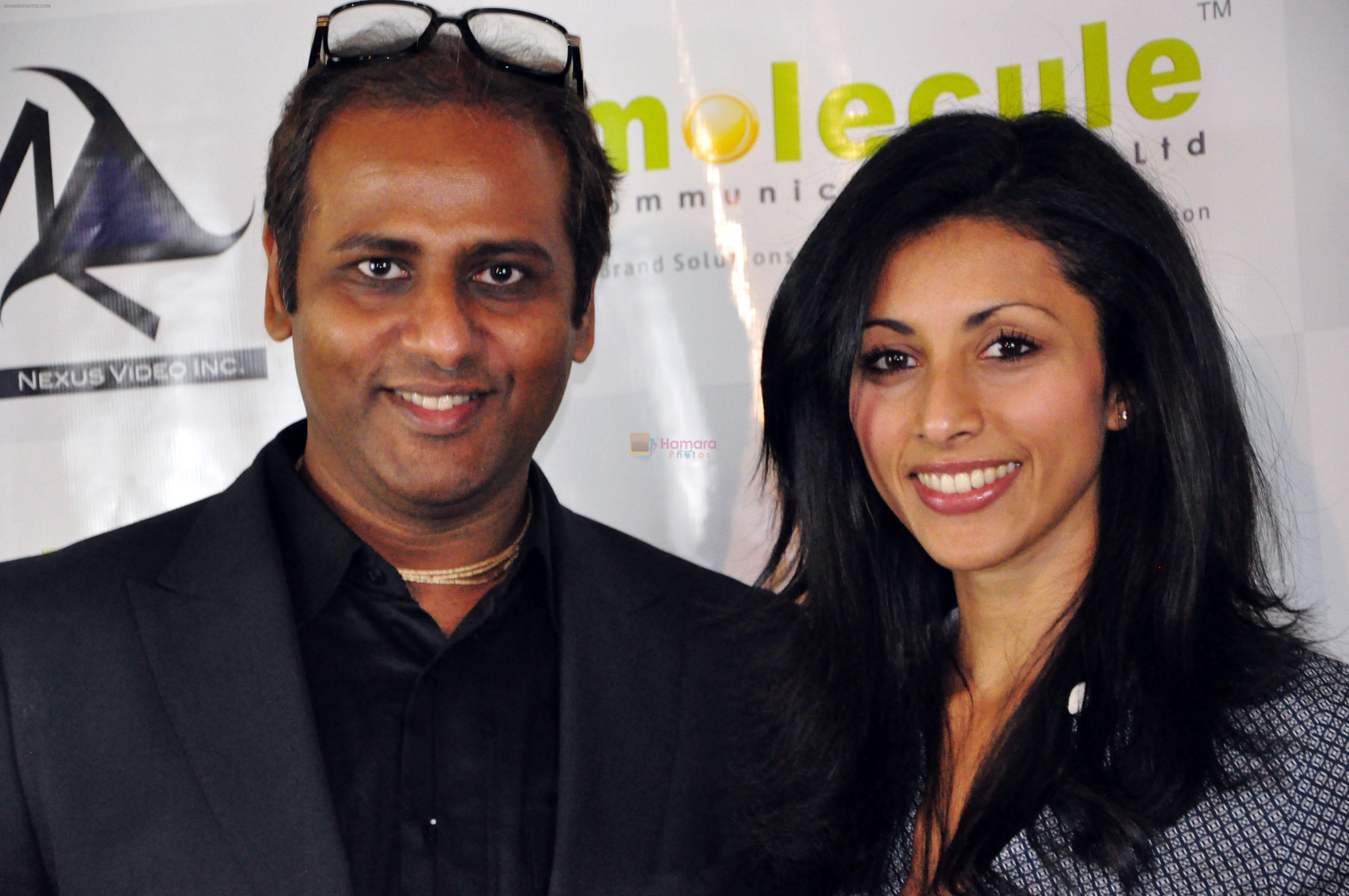 Ajay Shrivastav and Reshma Shetty at Molecule's Cinema Beyond Boundaries at SVA Theater in New York