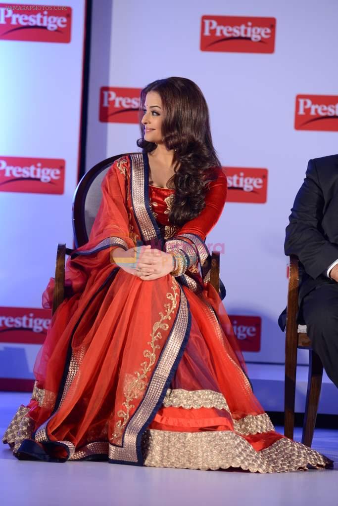 Aishwarya Rai Bachchan launch new campaign for Prestige in J W Marriott, Mumbai on 30th Sept 2013