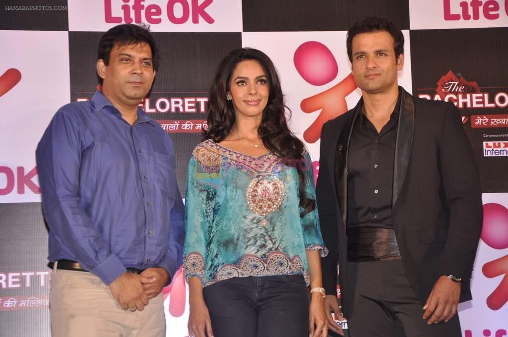 Mallika Sherawat, Rohit Roy at preview of Life Ok Bachelorette India launch in Trident, Mumbai on 3rd Oct 2013