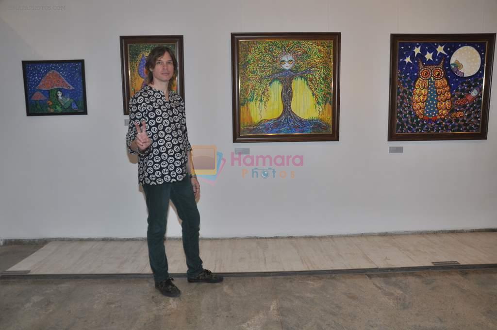 Luke Kenny at Percept gallery in Mumbai on 4th Oct 2013