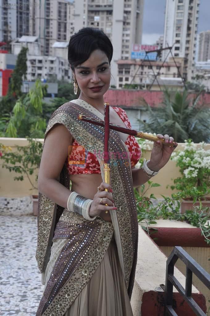 kavita verma dandia shoot in Mumbai on 4th Oct 2013
