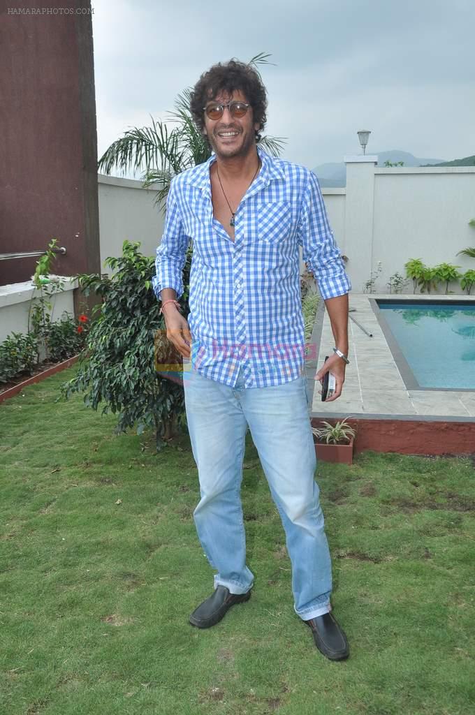 Chunky Pandey at a real estate project launch in Khapoli, Mumbai on 6th Oct 2013