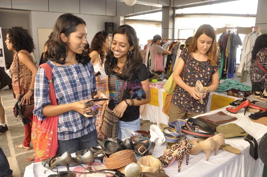 at Jeane Claude Biguine garage sale for charity in Bandra, Mumbai on 6th Oct 2013