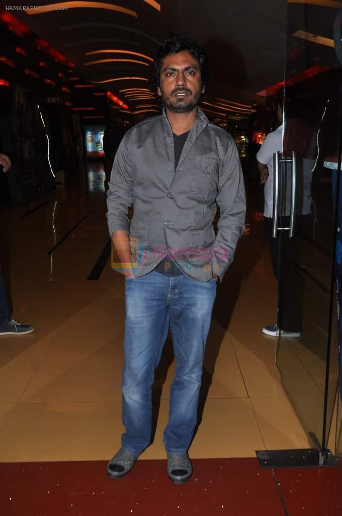 nawazuddin siddiqui at the premiere of bengali Film in Cinemax, Mumbai on 9th Oct 2013