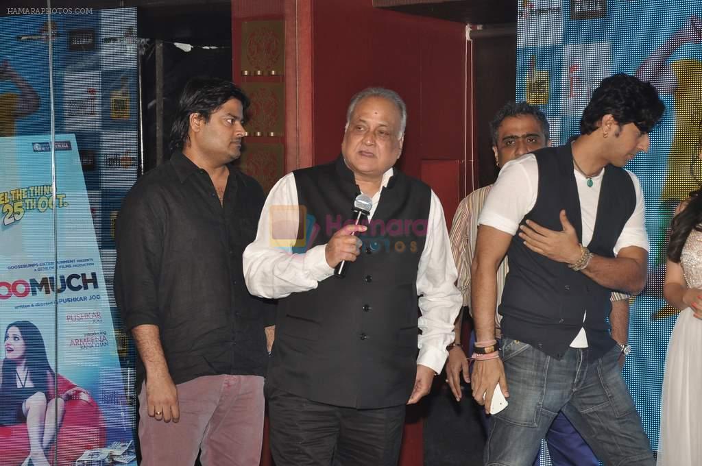 T P Aggarwal, Kunal Ganjawala, Clinton Cerejo, Salim merchant at Music Launch of Huff Its Too Much in Bandra, Mumbai on 9th Oct 2013