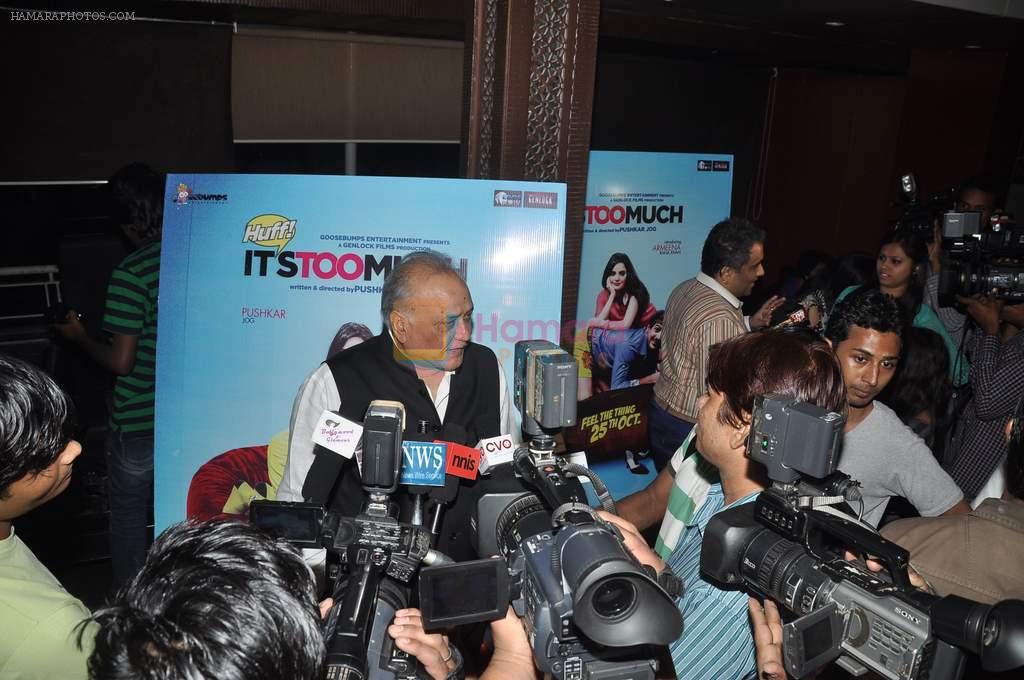 T P Aggarwal at Music Launch of Huff Its Too Much in Bandra, Mumbai on 9th Oct 2013