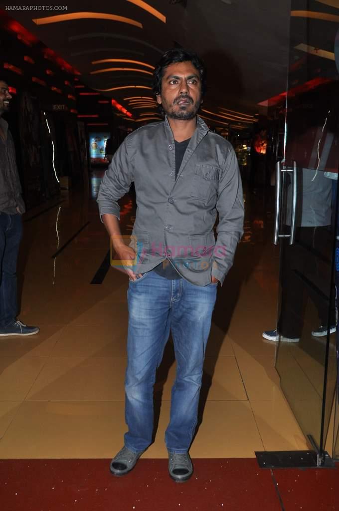 nawazuddin siddiqui at the premiere of bengali Film in Cinemax, Mumbai on 9th Oct 2013