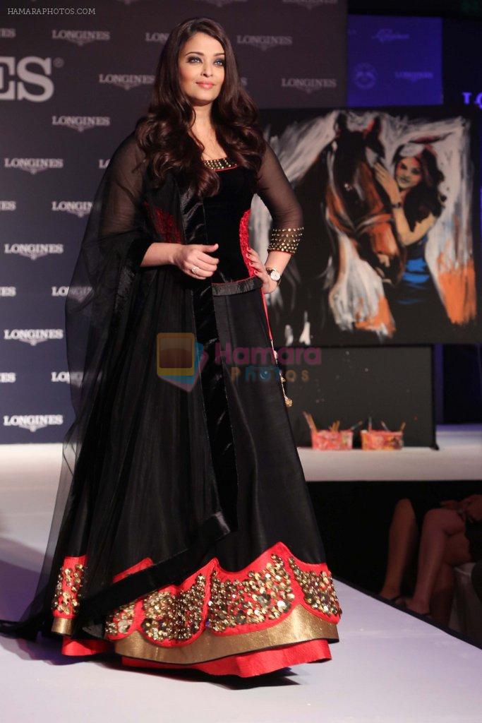 Aishwarya Rai Bachchan at the launch of new collection of Longines Watch in Delhi on 9th Oct 2013