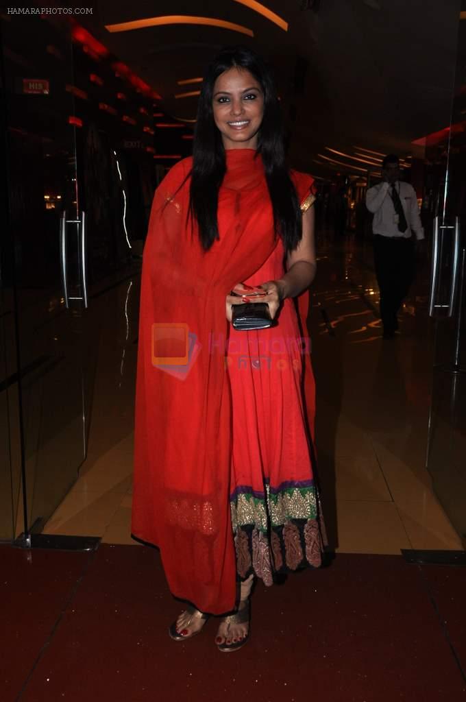 Neetu Chandra at the premiere of bengali Film in Cinemax, Mumbai on 9th Oct 2013