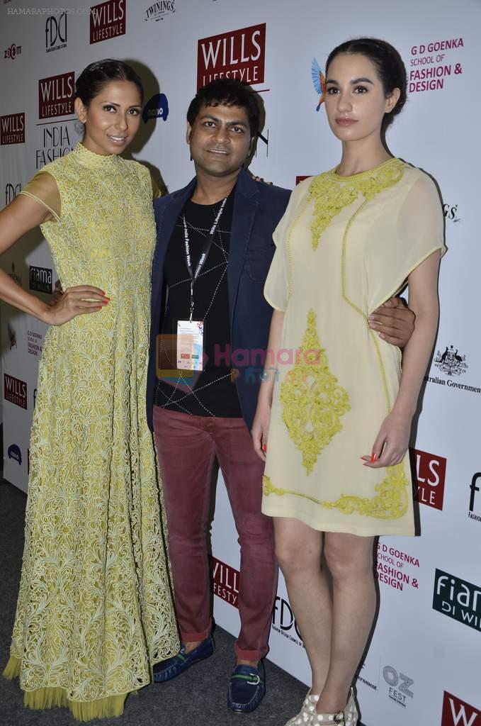 on Day 2 at WIFW 2014 on 10th Oct 2013