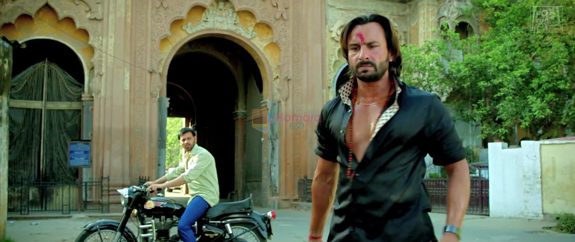 Saif Ali Khan as Raja Mishra in Bullett Raja movie still