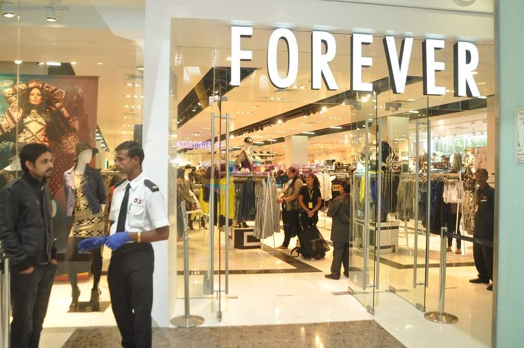 at Forever 21 store launch in Mumbai on 12th Oct 2013