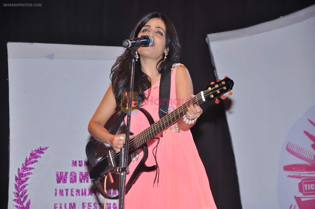 Shibani Kashyap at Mumbai Women's Film festival launch in Worli, Mumbai on 14th Oct 2013
