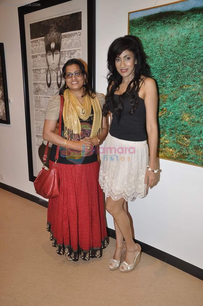 at Aura art show in Jehangir, Mumbai on 15th Oct 2013